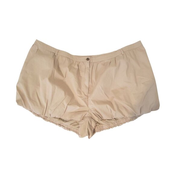 The Drop Pants - Lola Mini Bloomer Shorts Womens 5X Hummus Beige Cotton Lolita Coquette The Drop
